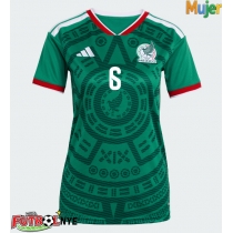 Camiseta México Erik Lira #6 Primera Equipación para mujer Mundial 2026 manga corta